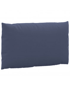 Cuscini per Pallet 2 pz Blu Marino in Tessuto