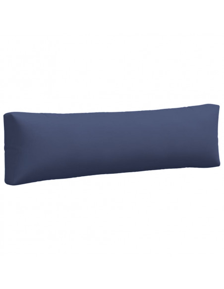 Cuscini per Pallet 2 pz Blu Marino in Tessuto Oxford