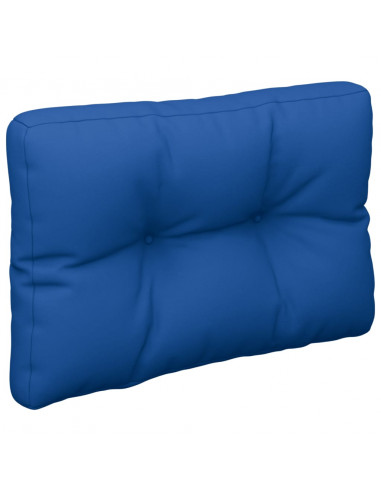 Cuscini per Pallet 2 pz Blu Reale in Tessuto