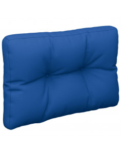 Cuscini per Pallet 2 pz Blu Reale in Tessuto