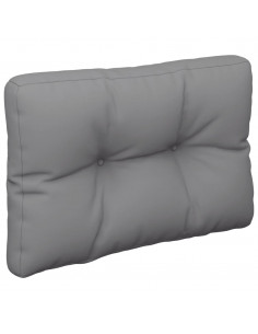 Cuscini per Pallet 2 pz Grigi in Tessuto