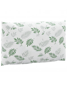 Cuscini per Pallet 2 pz Motivo a Foglie in Tessuto Oxford
