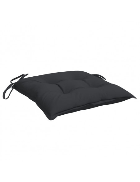 Cuscini per Pallet 2 pz Neri 50x50x7 cm Tessuto Oxford