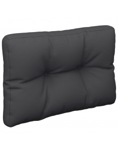 Cuscini per Pallet 2 pz Neri in Tessuto