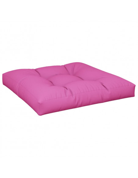 Cuscini per Pallet 2 pz Rosa in Tessuto
