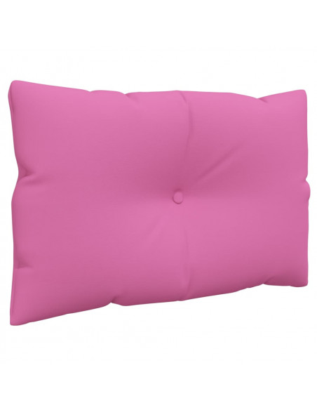 Cuscini per Pallet 2 pz Rosa in Tessuto Oxford