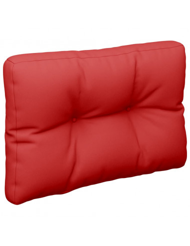 Cuscini per Pallet 2 pz Rossi in Tessuto