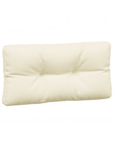 Cuscini per Pallet 3 pz Crema in Tessuto