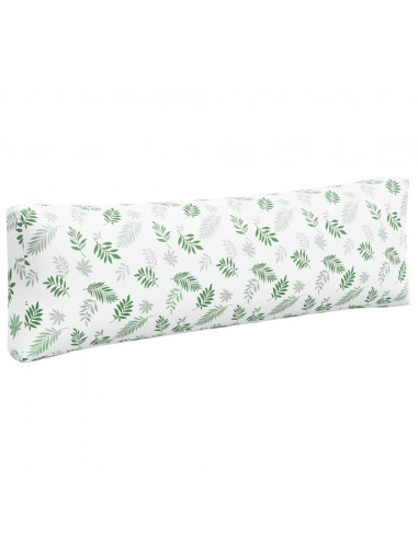 Cuscini per Pallet 3 pz Motivo a Foglie in Tessuto Oxford