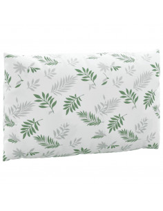 Cuscini per Pallet 3 pz Motivo a Foglie in Tessuto Oxford