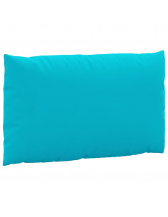 Cuscini per Pallet 3 pz Turchese in Tessuto Oxford