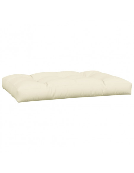 Cuscini per Pallet 5 pz Crema in Tessuto