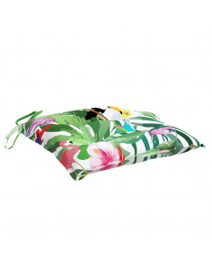 Cuscini per Sedia 2 pz Multicolore 50x50x7 cm in Tessuto Oxford