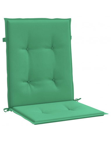 Cuscini per Sedia 4 pz Verdi 100x50x3 cm in Tessuto Oxford