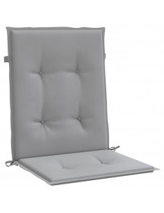 Cuscini per Sedia 6 pz Grigi in Tessuto Oxford