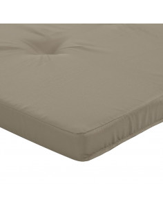 Cuscini per Sedia a Sdraio 2 pz Tortora in Tessuto Oxford