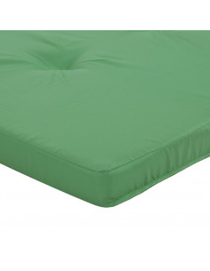 Cuscini per Sedia a Sdraio 2 pz Verde in Tessuto Oxford