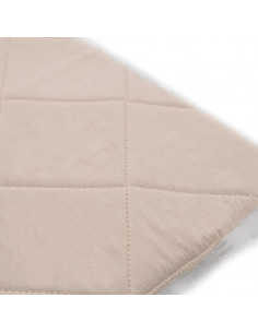 Cuscini per Sedie 2 pz Bianco 40x40cm in Vera Pelle di Montone