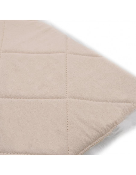 Cuscini per Sedie 2 pz Bianco 40x40cm in Vera Pelle di Montone