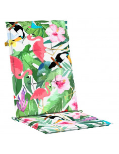 Cuscini per Sedie 2 pz Multicolori 120x50x3 cm in Tessuto