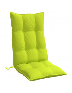 Cuscini Sedia Schienale Alto 6 pz Verde Chiaro Tessuto Oxford