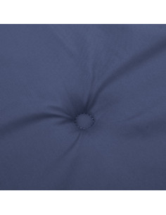 Cuscino Panca da Giardino Blu Marino 200x50x4 cm Tessuto Oxford