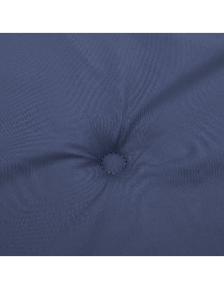 Cuscino Panca da Giardino Blu Marino 200x50x4 cm Tessuto Oxford