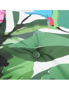 Cuscino Panca da Giardino Multicolore 100x50x3cm Tessuto Oxford