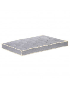 Cuscino per Divano in Pallet Antracite 120x80x10 cm