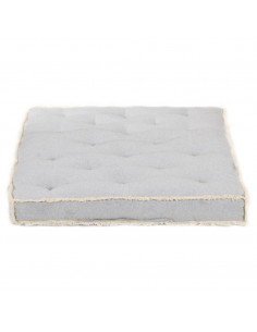 Cuscino per Divano in Pallet Grigio 120x80x10 cm