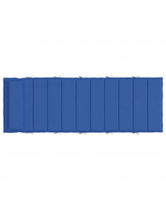 Cuscino per Lettino Blu Reale 180x60x4 cm in Tessuto Oxford