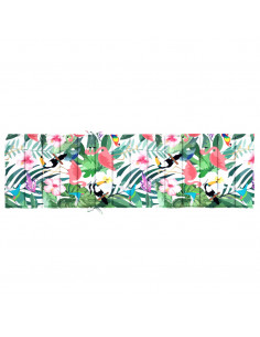 Cuscino per Lettino Multicolore in Tessuto Oxford