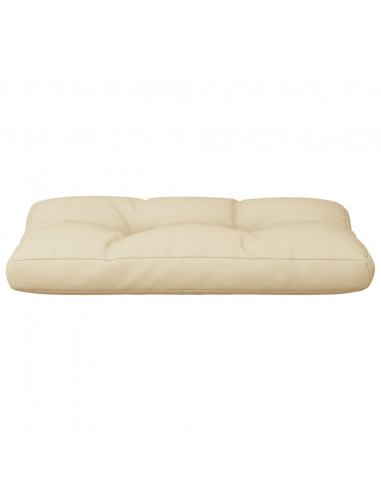 Cuscino per Pallet Beige 80x40x12 cm in Tessuto