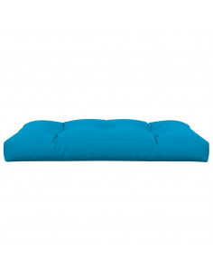 Cuscino per Pallet Blu 120x80x12 cm in Tessuto