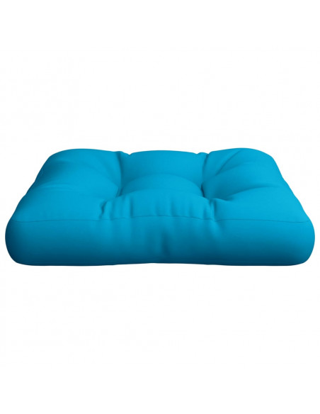 Cuscino per Pallet Blu 50x50x12 cm in Tessuto