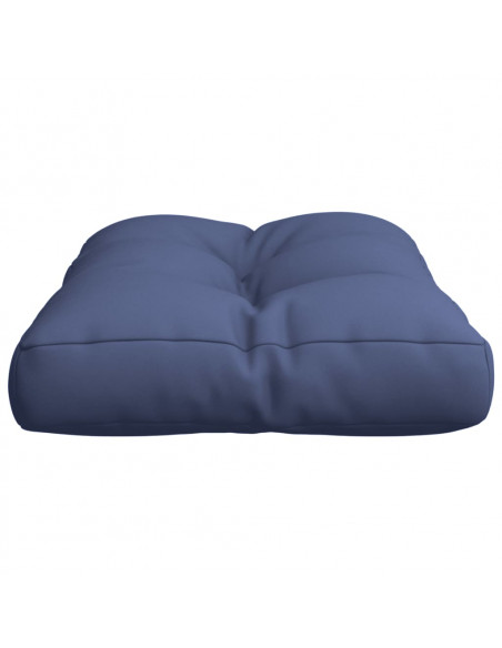 Cuscino per Pallet Blu Marino 60x40x12 cm in Tessuto