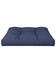 Cuscino per Pallet Blu Marino 80x80x12 cm in Tessuto