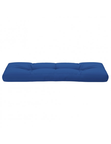 Cuscino per Pallet Blu Reale 120x40x12 cm in Tessuto