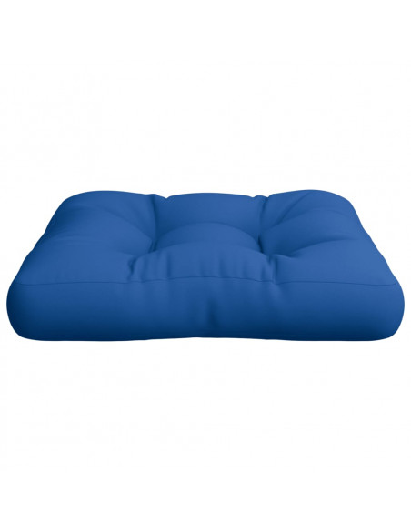 Cuscino per Pallet Blu Reale 50x50x12 cm in Tessuto