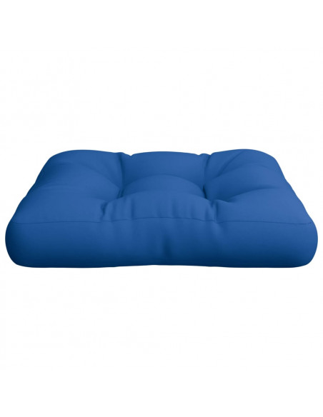 Cuscino per Pallet Blu Reale 60x60x12 cm in Tessuto