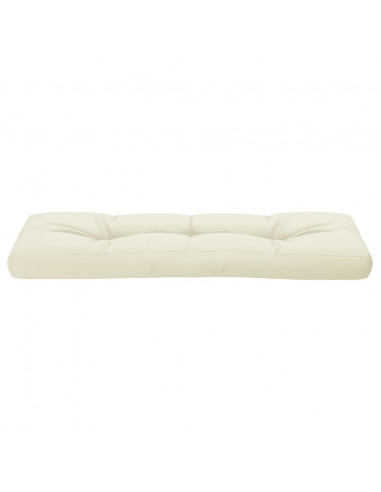 Cuscino per Pallet Crema 120x40x12 cm in Tessuto