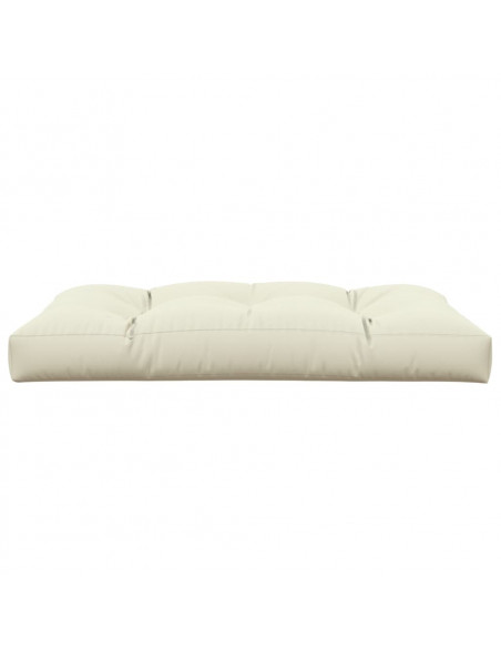 Cuscino per Pallet Crema 120x80x12 cm in Tessuto