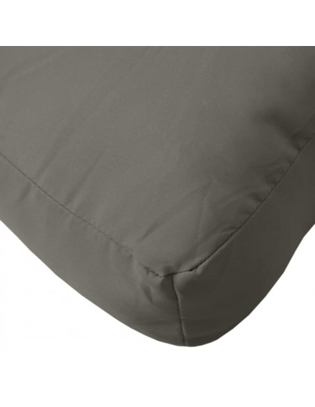 Cuscino per Pallet Grigio Scuro Mélange 60x60x9,5 cm in Tessuto