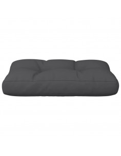 Cuscino per Pallet Nero 50x40x12 cm in Tessuto