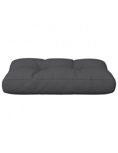 Cuscino per Pallet Nero 50x40x12 cm in Tessuto