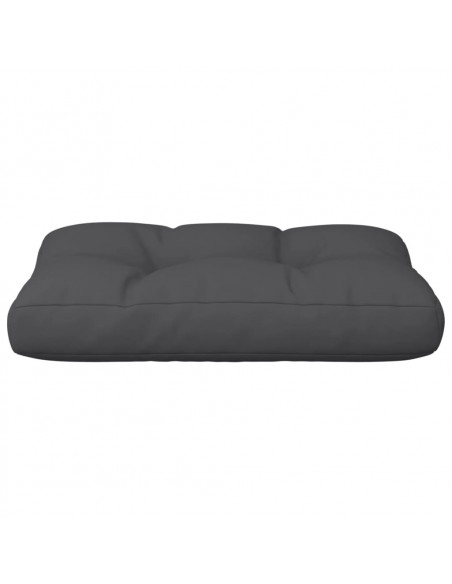 Cuscino per Pallet Nero 50x40x12 cm in Tessuto