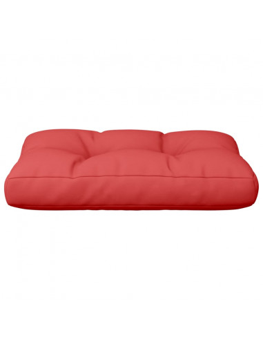 Cuscino per Pallet Rosso 60x40x12 cm in Tessuto