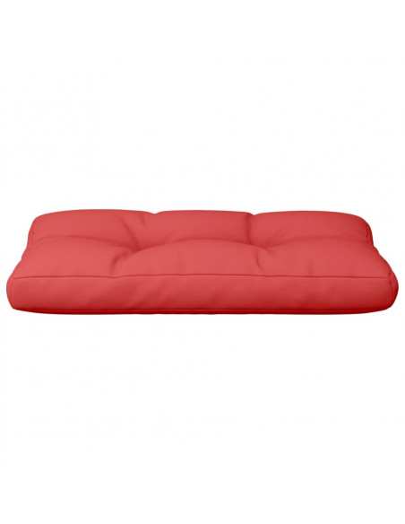 Cuscino per Pallet Rosso 70x40x12 cm in Tessuto