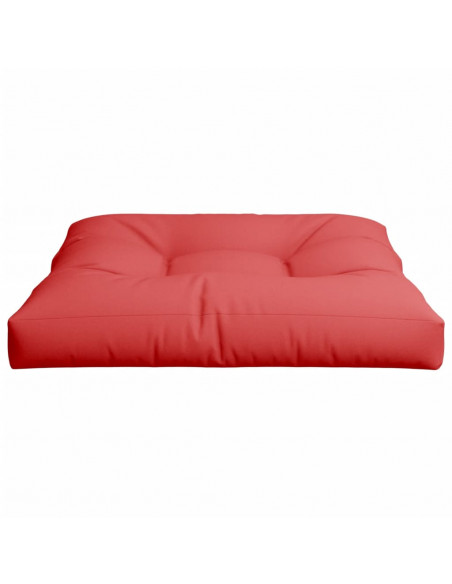 Cuscino per Pallet Rosso 70x70x12 cm in Tessuto