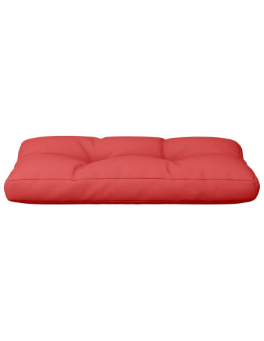 Cuscino per Pallet Rosso 80x40x12 cm in Tessuto